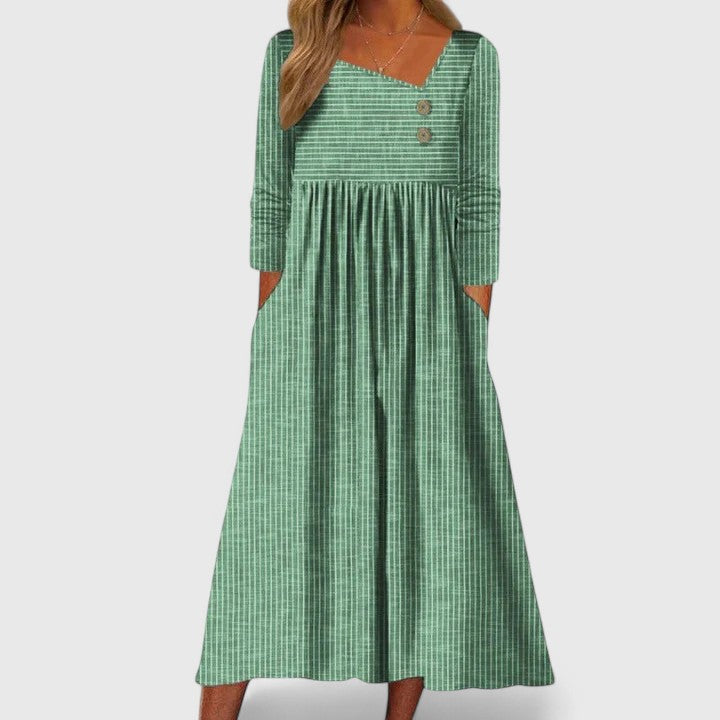 Cleomarie | Elegancka Midi Sukienka