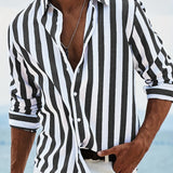 Walerin – Letnia koszula w paski Riviera