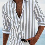 Walerin – Letnia koszula w paski Riviera