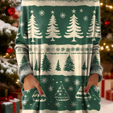 Krystyna – sweter bożonarodzeniowy z motywem choinki