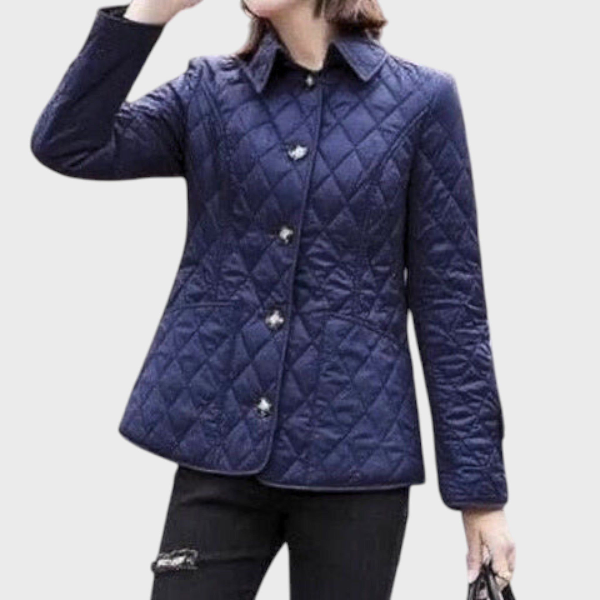 Desisława - Elegancka Pikowana Kurtka Damska