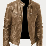 Nikodem – Skórzana kurtka casualowa