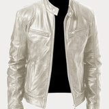 Nikodem – Skórzana kurtka casualowa