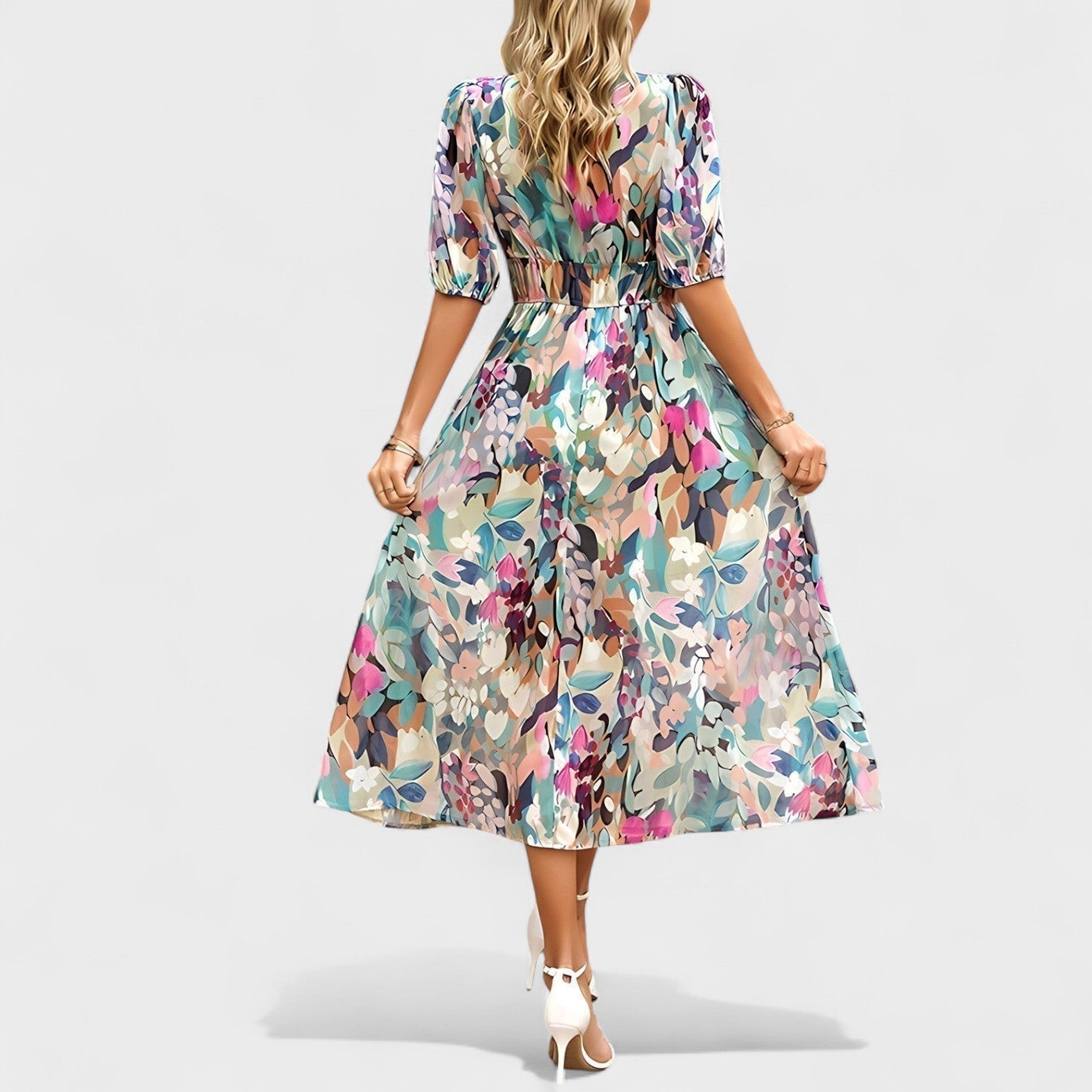 Clara - Elegant Colorful Dress