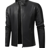 Patryk™ | Elegancka Skórzana Kurtka Motocyklowa