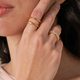 Tazalyette | Pierścionek diamentowy 18k