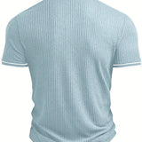 Śniegomir – Eleganckie polo z kontrastowym kołnierzykiem