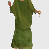 Susan™ | Długa i Jasna Elegancka Sukienka