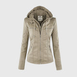 Monika™ | Wytrzymała i Elegancka Kurtka Skórzana