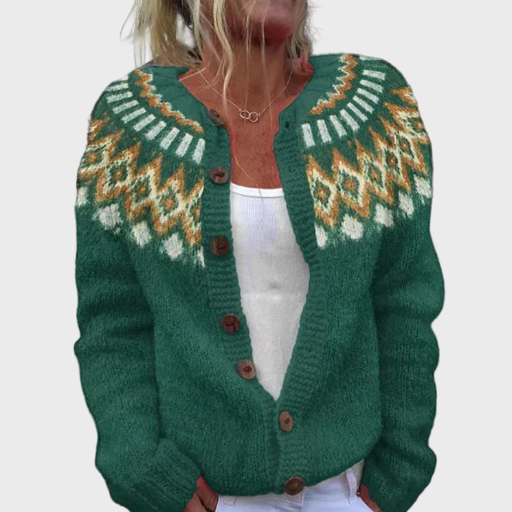 Wygodny pleciony sweter