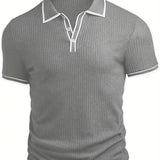 Śniegomir – Eleganckie polo z kontrastowym kołnierzykiem