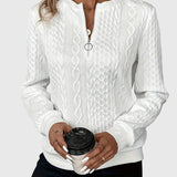 Nora™ | Sweter z zamkiem błyskawicznym