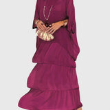 Susan™ | Długa i Jasna Elegancka Sukienka