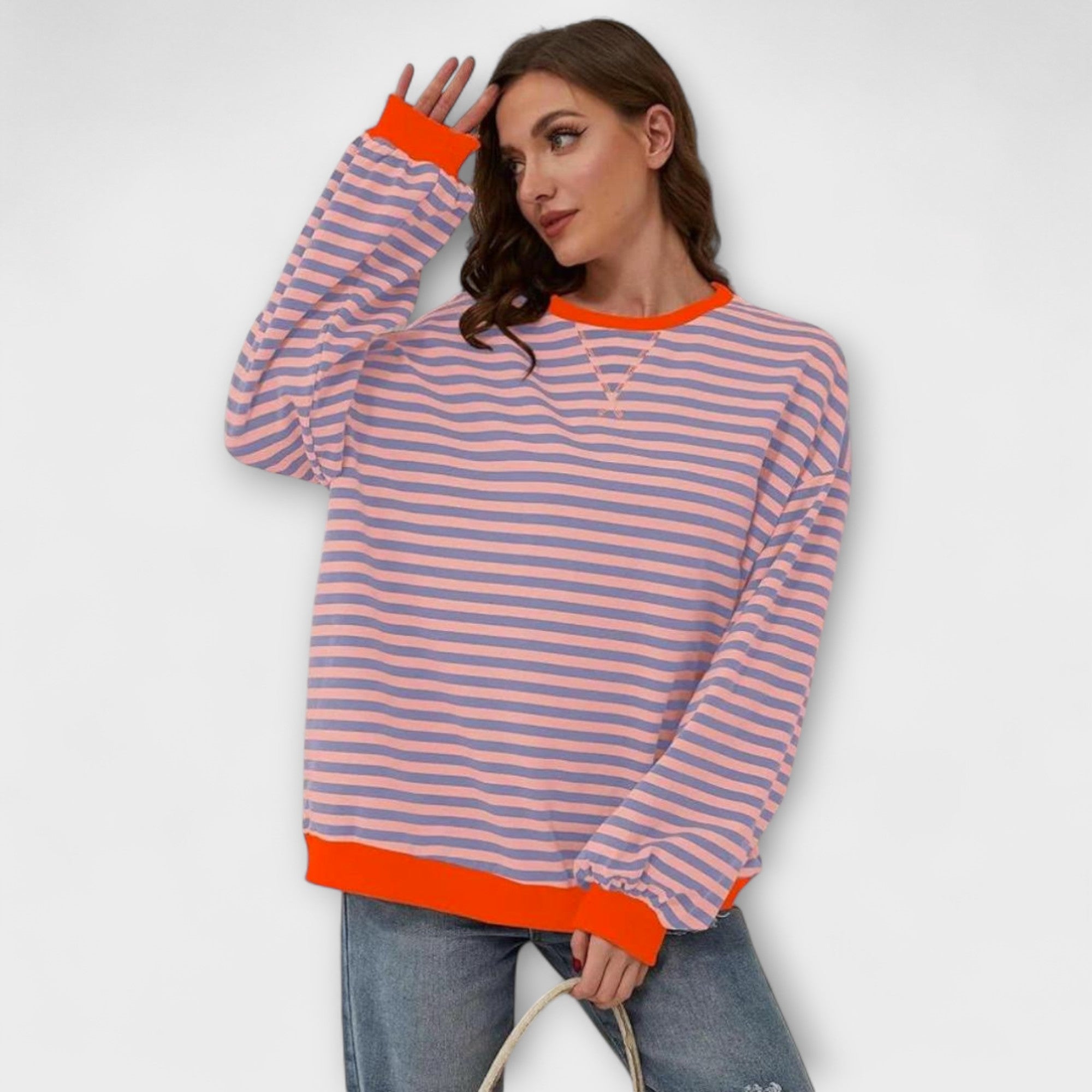 Meri - Oversizeowy sweter rozpinany