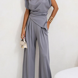 Czesława – Stylowy komplet top i spodnie