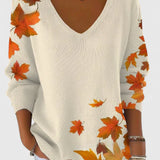 Sera™ | Elegancki Sweter z Dekoltem w Serek