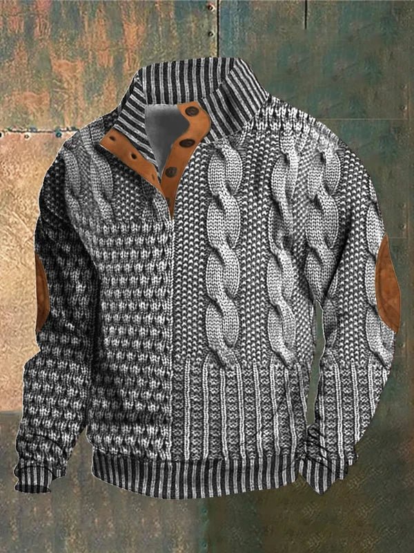 Grzegorz™ – Sweter z Nadrukiem Vintage