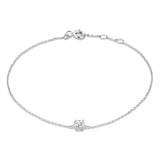 Dalynette | Bransoletka z Moissanitowymi Kamieniami w Złocie 14k