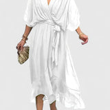 Nada | Elegancka Sukienka z Dekoltem w Kształcie V