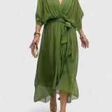 Nada | Elegancka Sukienka z Dekoltem w Kształcie V