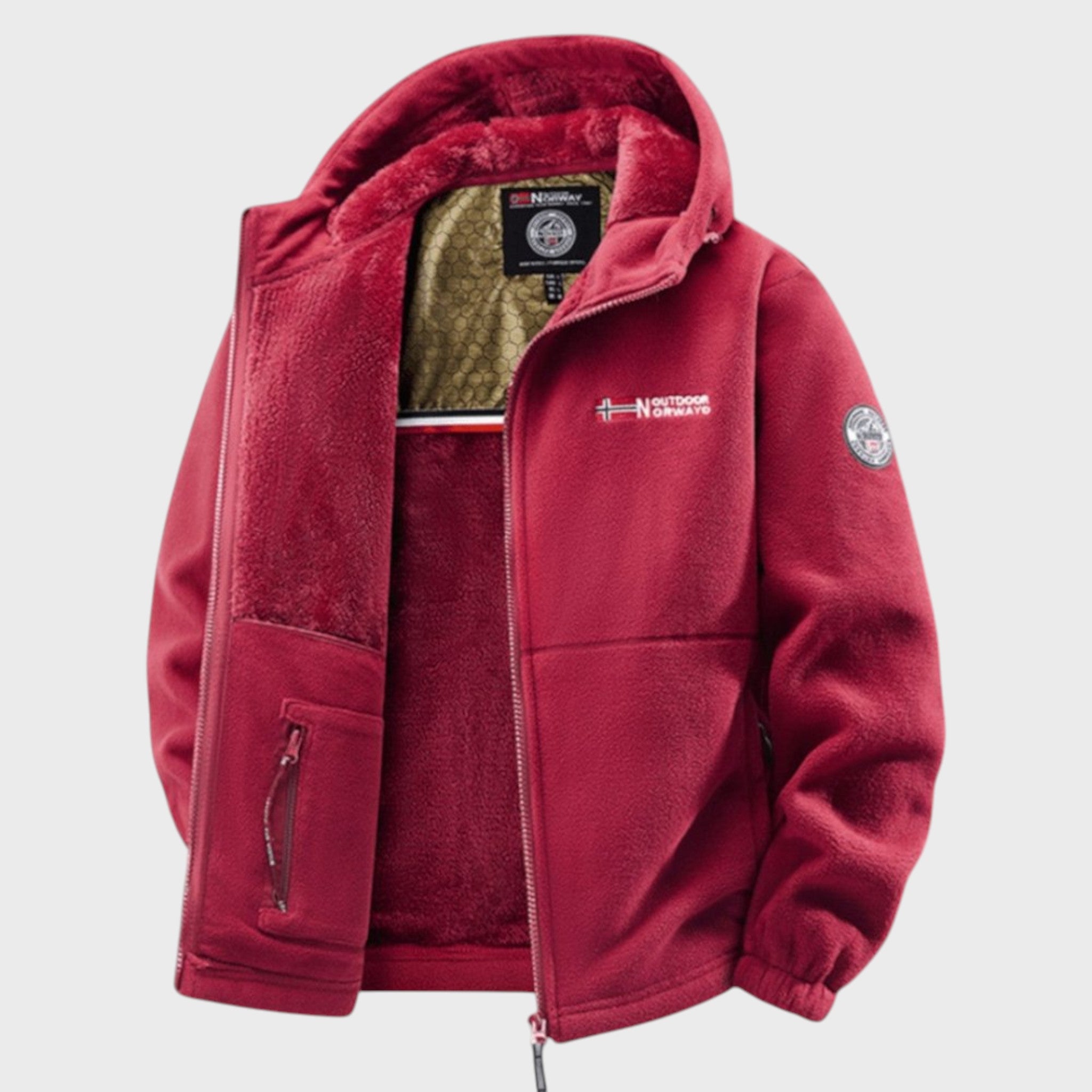 Boris – Męska bluza polarowa z kapturem