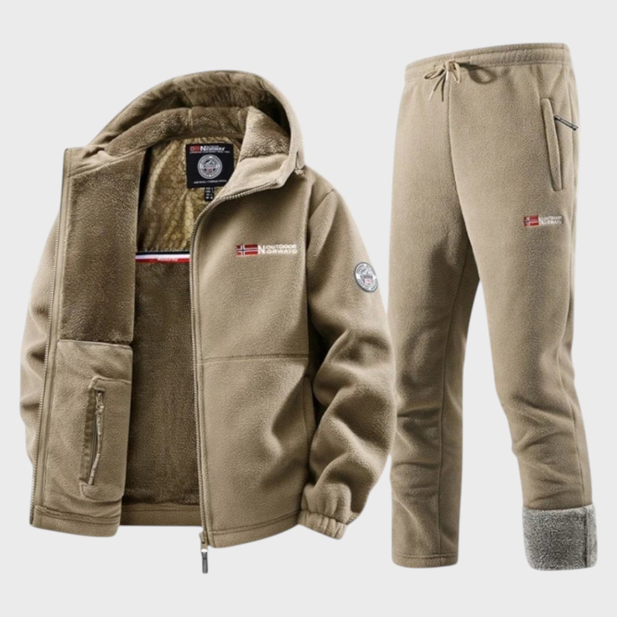 Boris – Męska bluza polarowa z kapturem