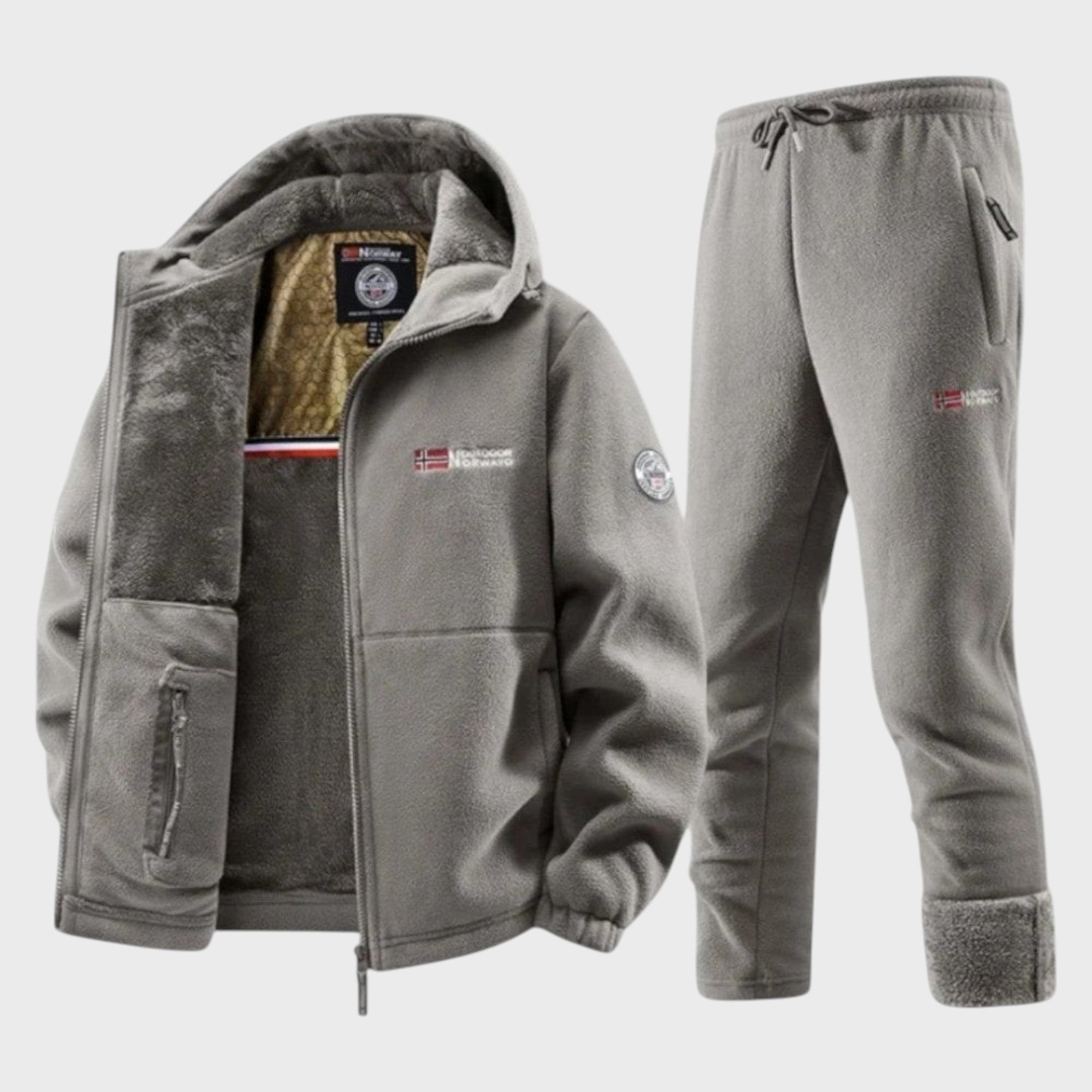 Boris – Męska bluza polarowa z kapturem